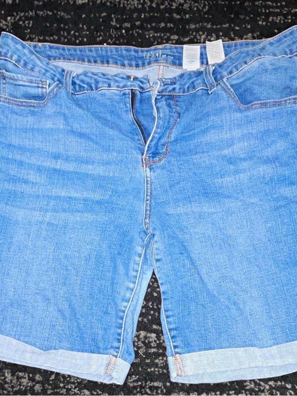 Light Blue Denim Jean Shorts for Women